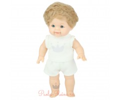 PR10605 Кукла-пупс Дима (кудрявый) в пижаме, 21 см