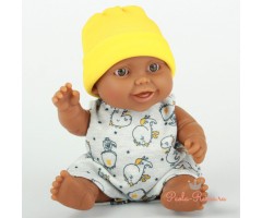 PR3202312 Кукла пупс  Гийо мулат 22см