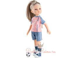 PR4663 Кукла Моника футболистка, 32 см
