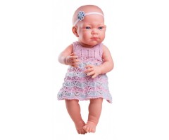 PR5014 Бэби в розовом платье, 36 см