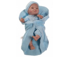PR5172 Бэби с голубым одеялом, 45см