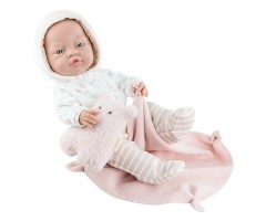 PR5195 Кукла Бэби с игрушкой, 45 см, девочка
