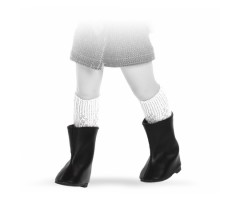 PR64584 Сапоги черные для кукол 32 см