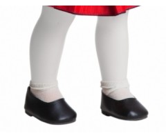 PR66082 Туфли черные для кукол 40-42 см